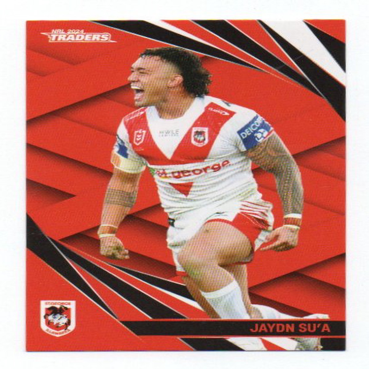 2024 NRL Traders Base (126) Jaydn Sua Dragons