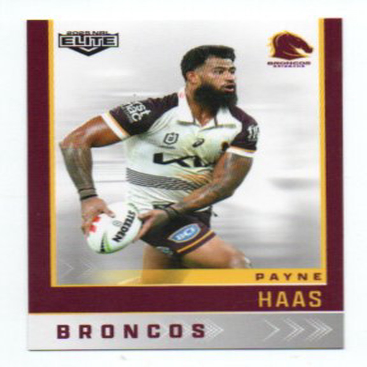2025 Nrl Elite Base Common (005)Payne Haas Broncos