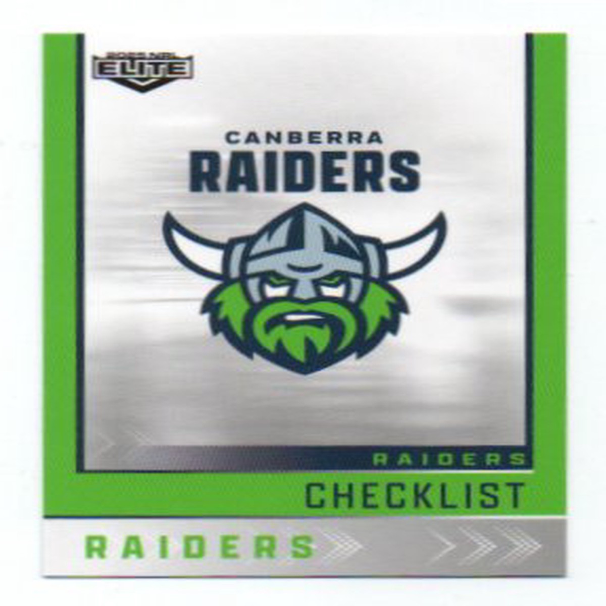 2025 Nrl Elite Base Common (010) Raiders Checklist