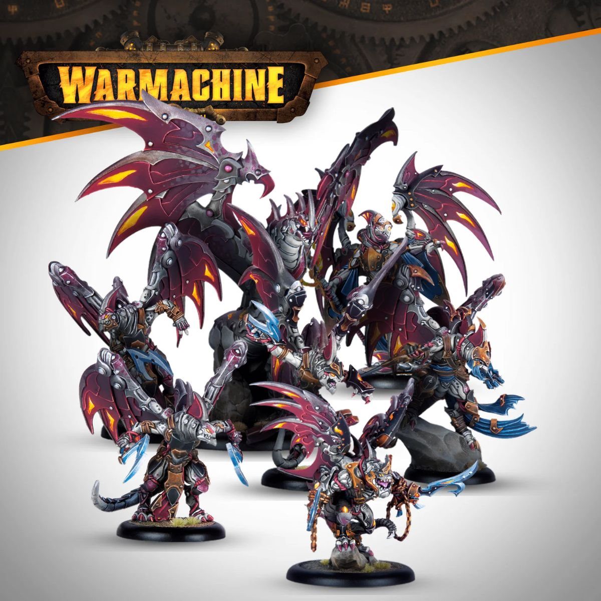 Warmachine: Khymaera  Shard Nocturnes Command Cadre (HIPS)