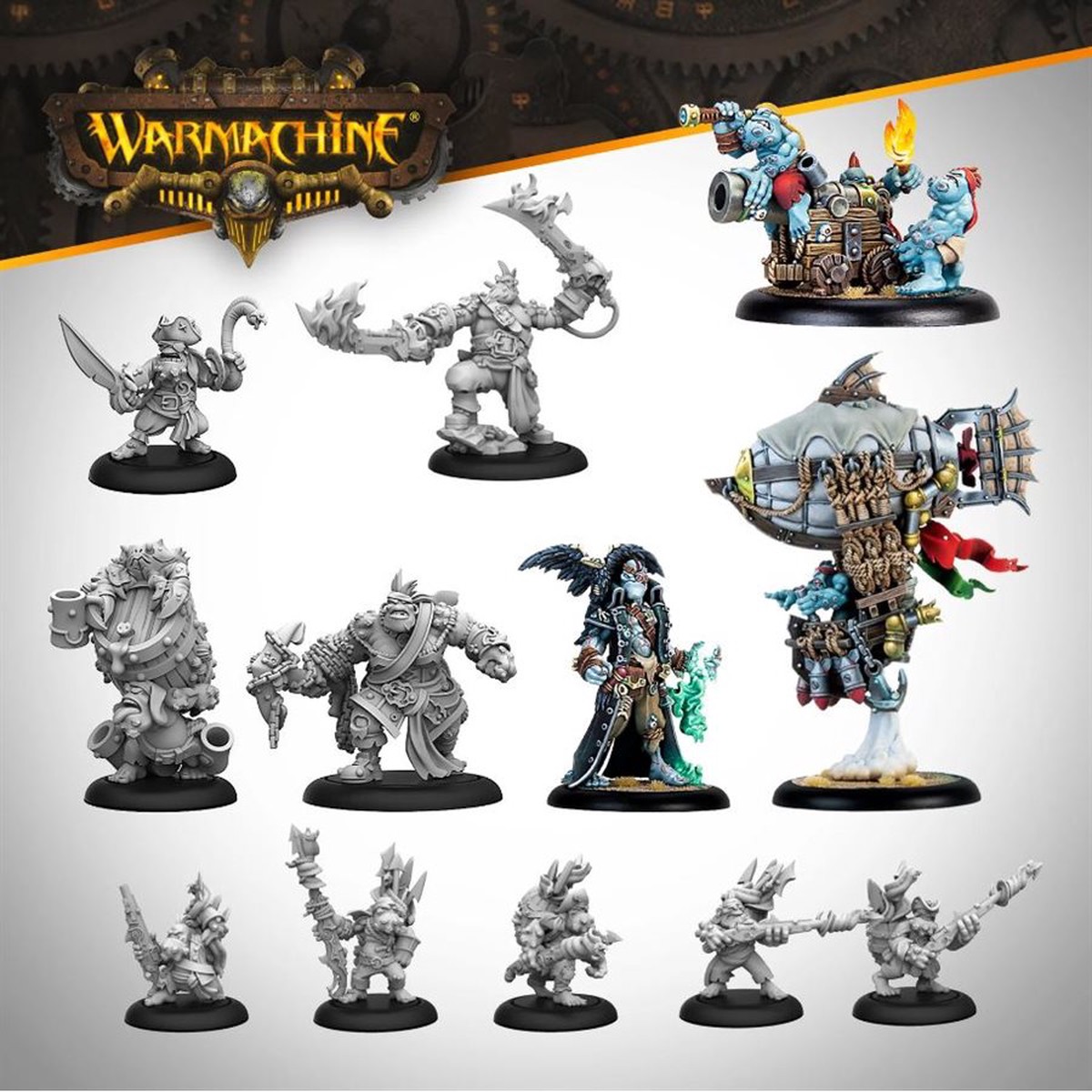 Warmachine: Southern Kriels  Brineblood Marauders Auxiliary Expansion
