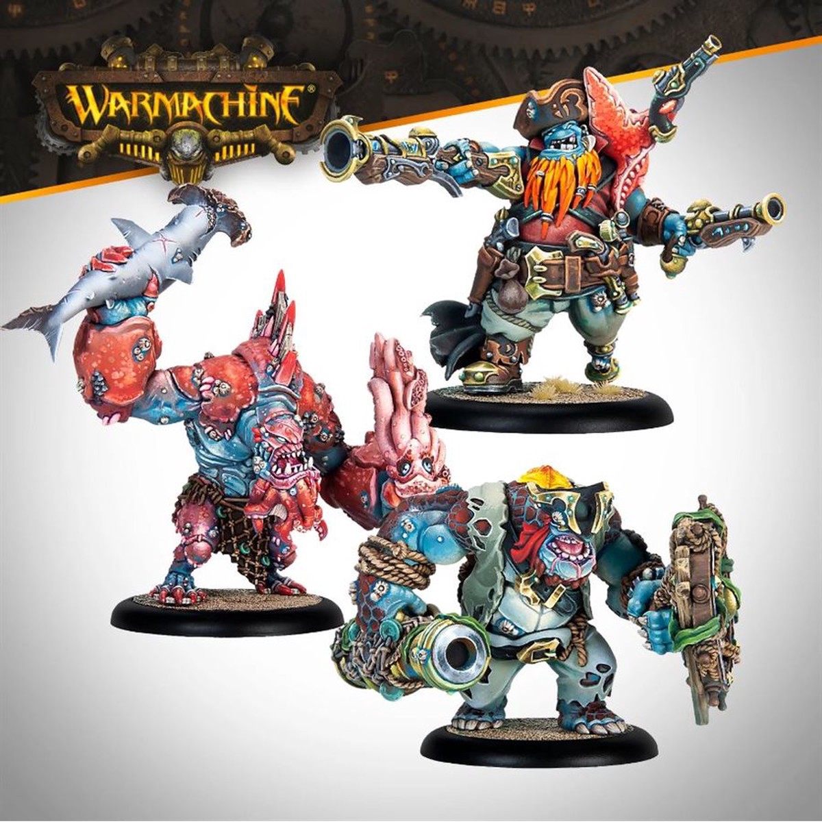 Warmachine: Southern Kriels  Brineblood Marauders Battlegroup Box