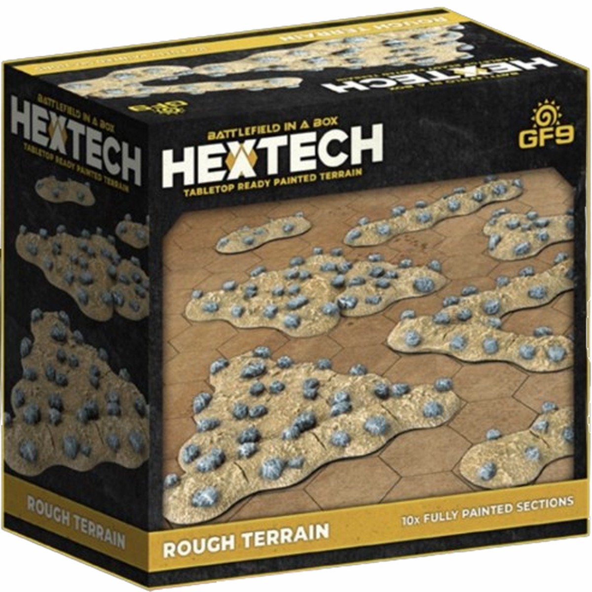 Battlefield In A Box  Hextech Rough Terrain
