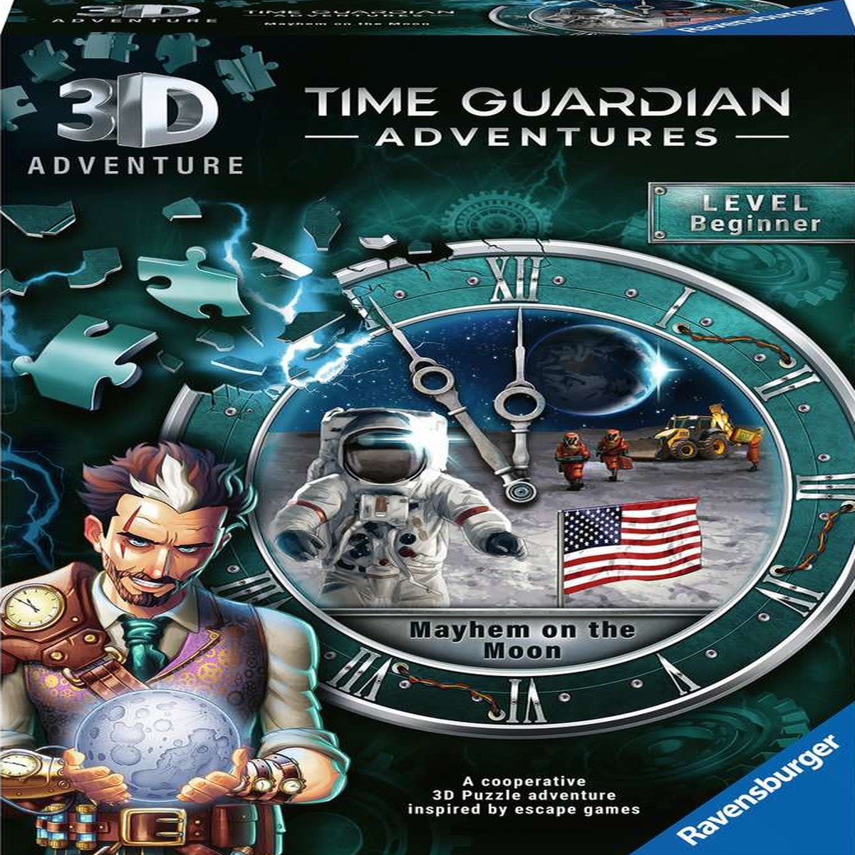 Time Guardian Adventures- Mayhem on the Moon 3D Puzzle Adventure