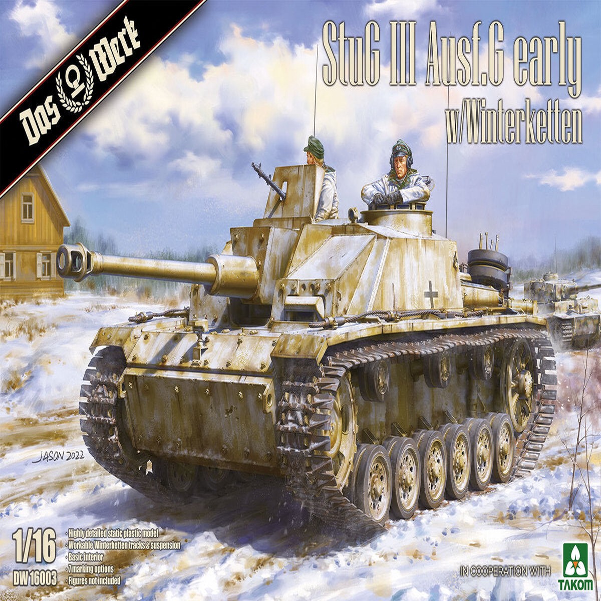 Das Werk 16003 1/16 STUG III with Winterketten