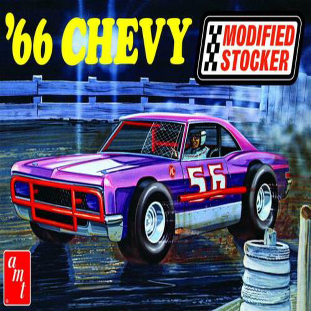 AMT 1183 1/25 1966 CHEVY IMPALA MODIFIED STOCKER