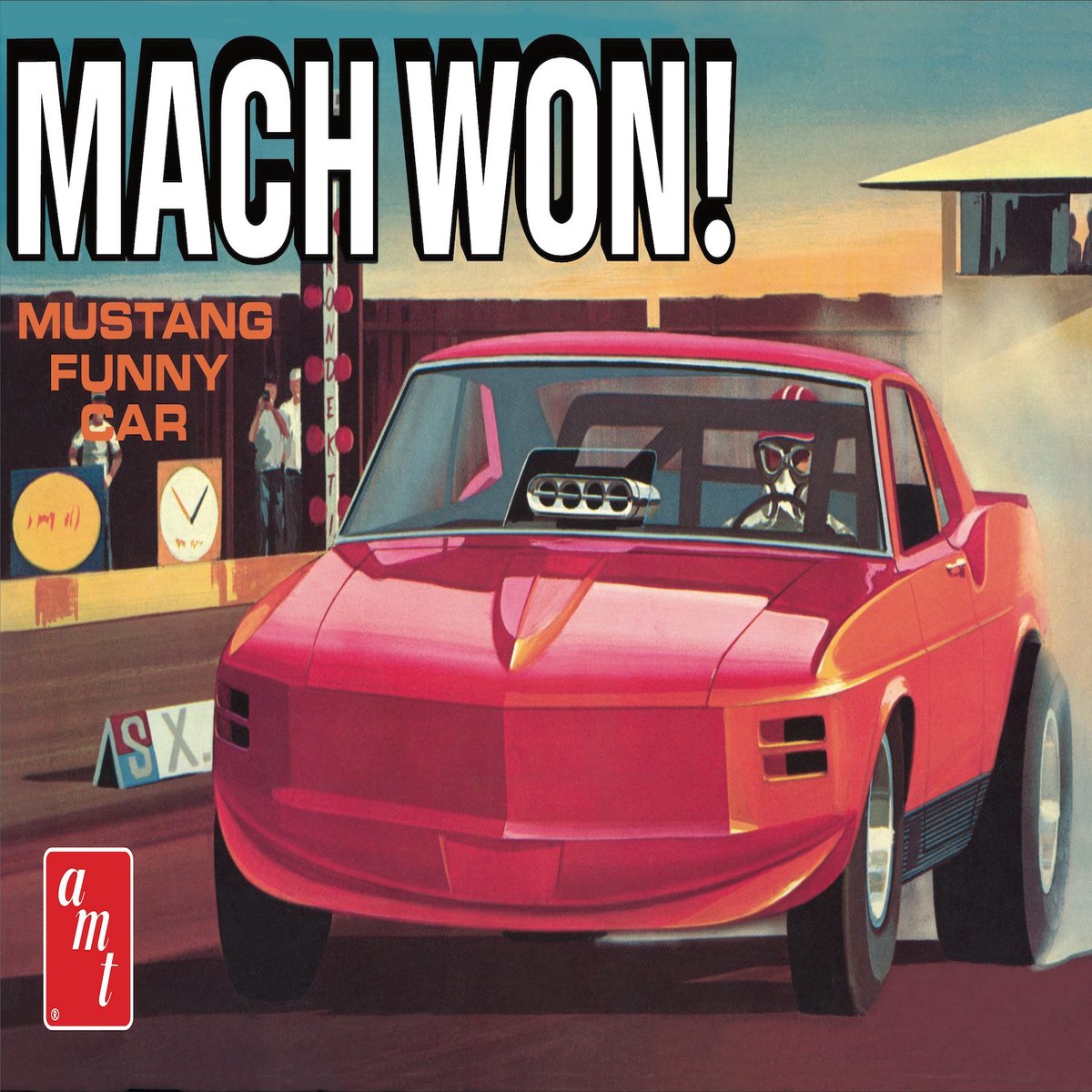 AMT 1455 1/25 1970 Ford Mustang Funny Car Mach Won