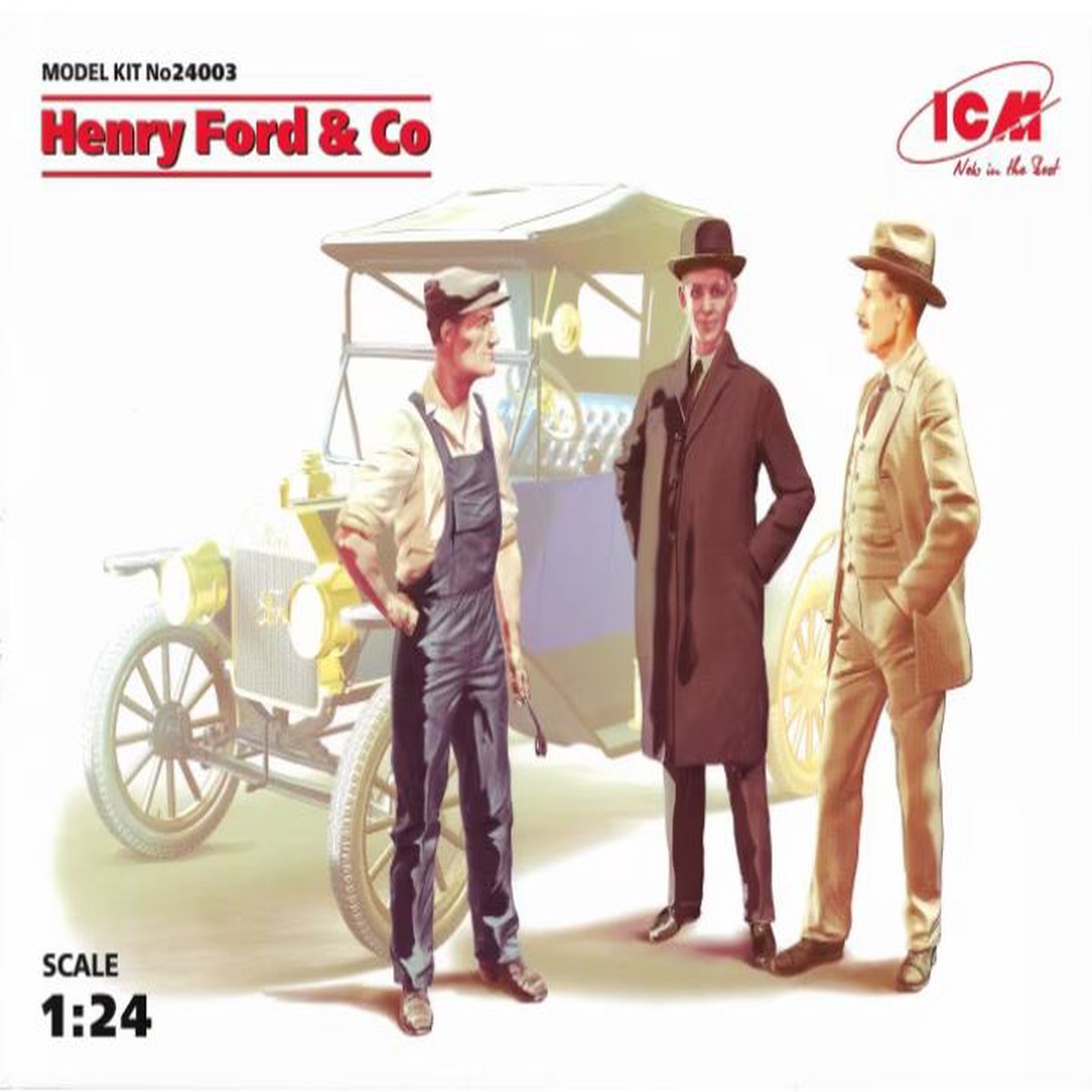 ICM 24003 1/24 Henry Ford And Co. – 3 figure set