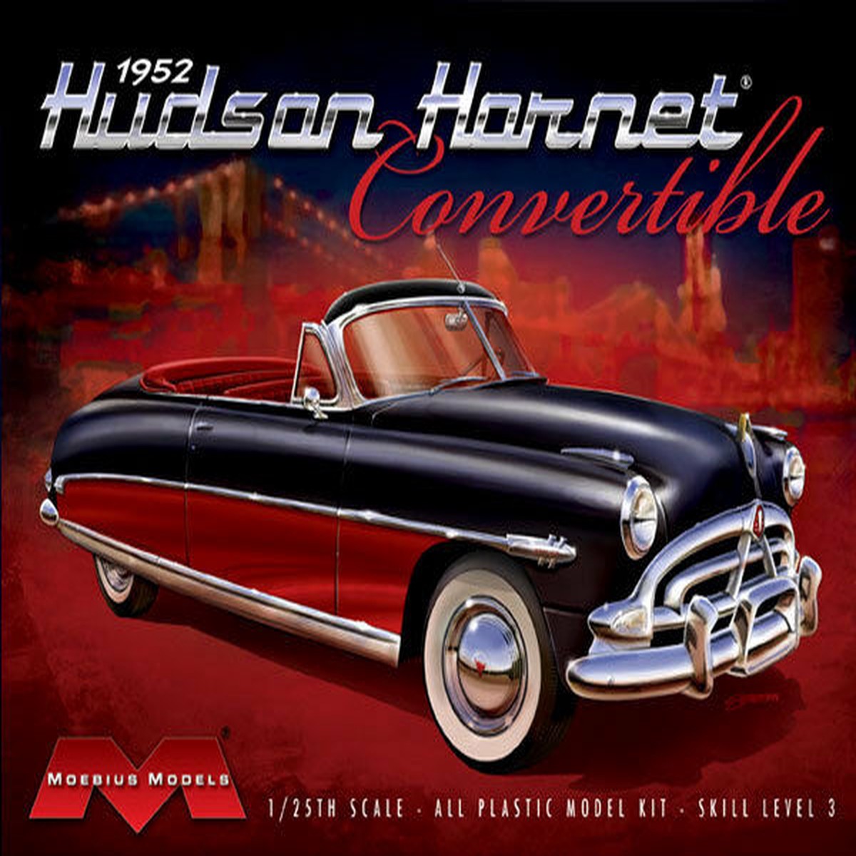 Moebius 1204 1/25 1952 Hudson Hornet Convertable