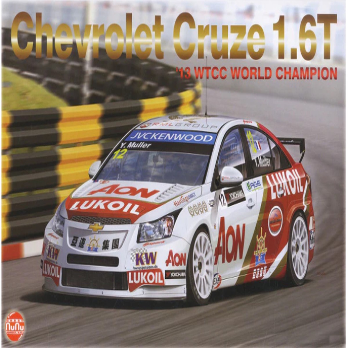 NuNu 24022 1/24 Chevrolet Cruze (1.6T) ’13 WTCC World Champion