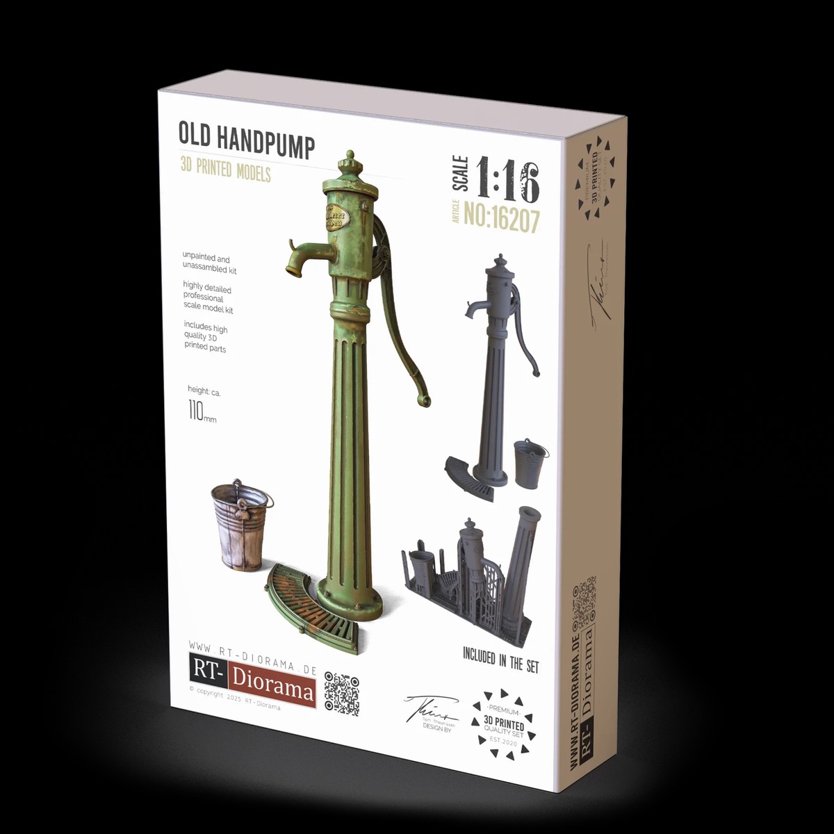 RT DIORAMA 16207 1/16 Old Handpump