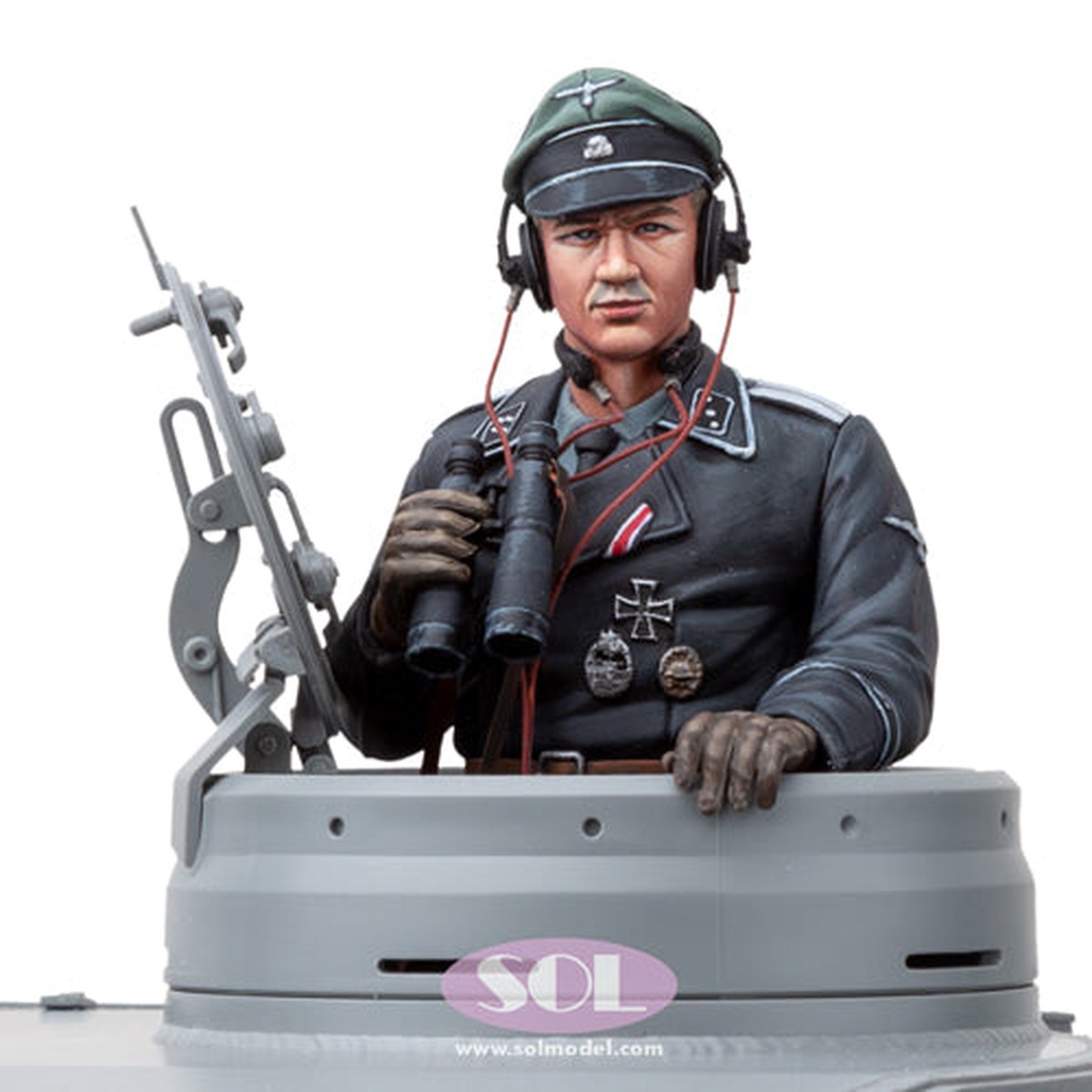 Sol Resin Factory MM596 1/16 WWII German Tiger Tank Commander