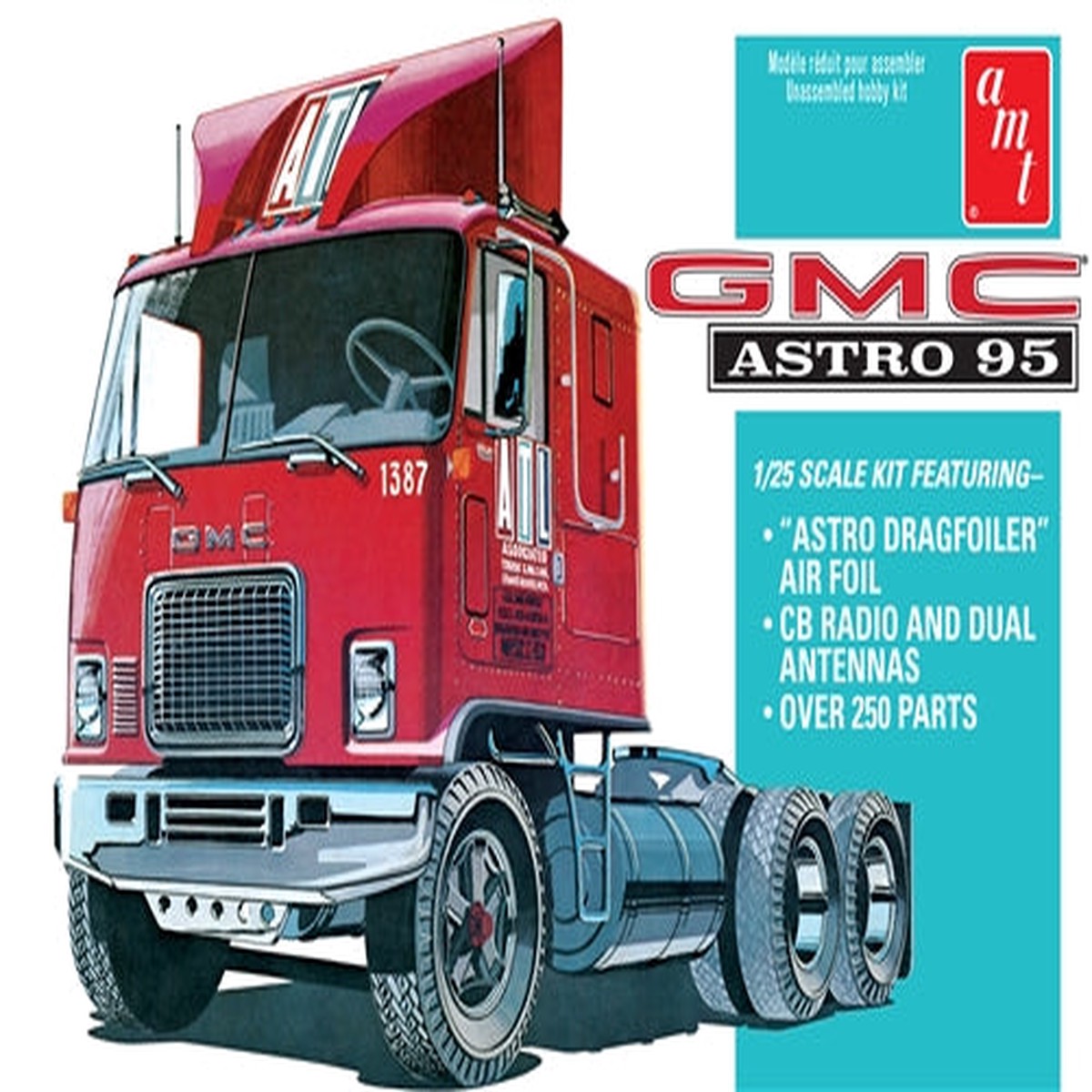 AMT 1140 1/25 GMC ASTRO 95 SEMI TRACTOR