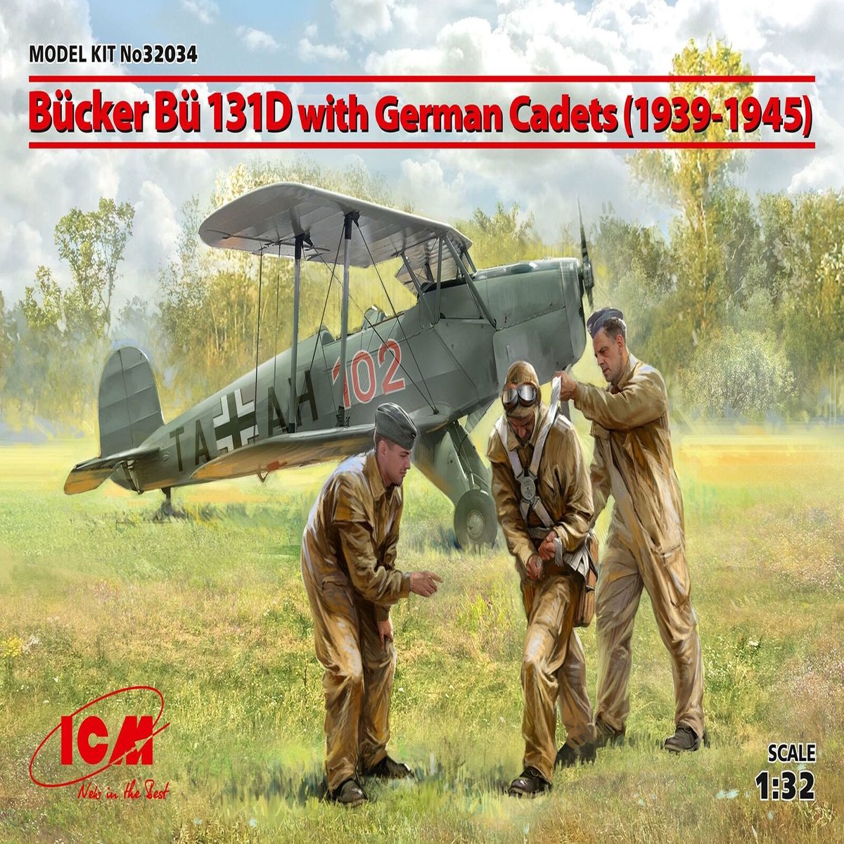 ICM 32034 1/32 Bucker Bu 131D with German Cadets (1939-1945)