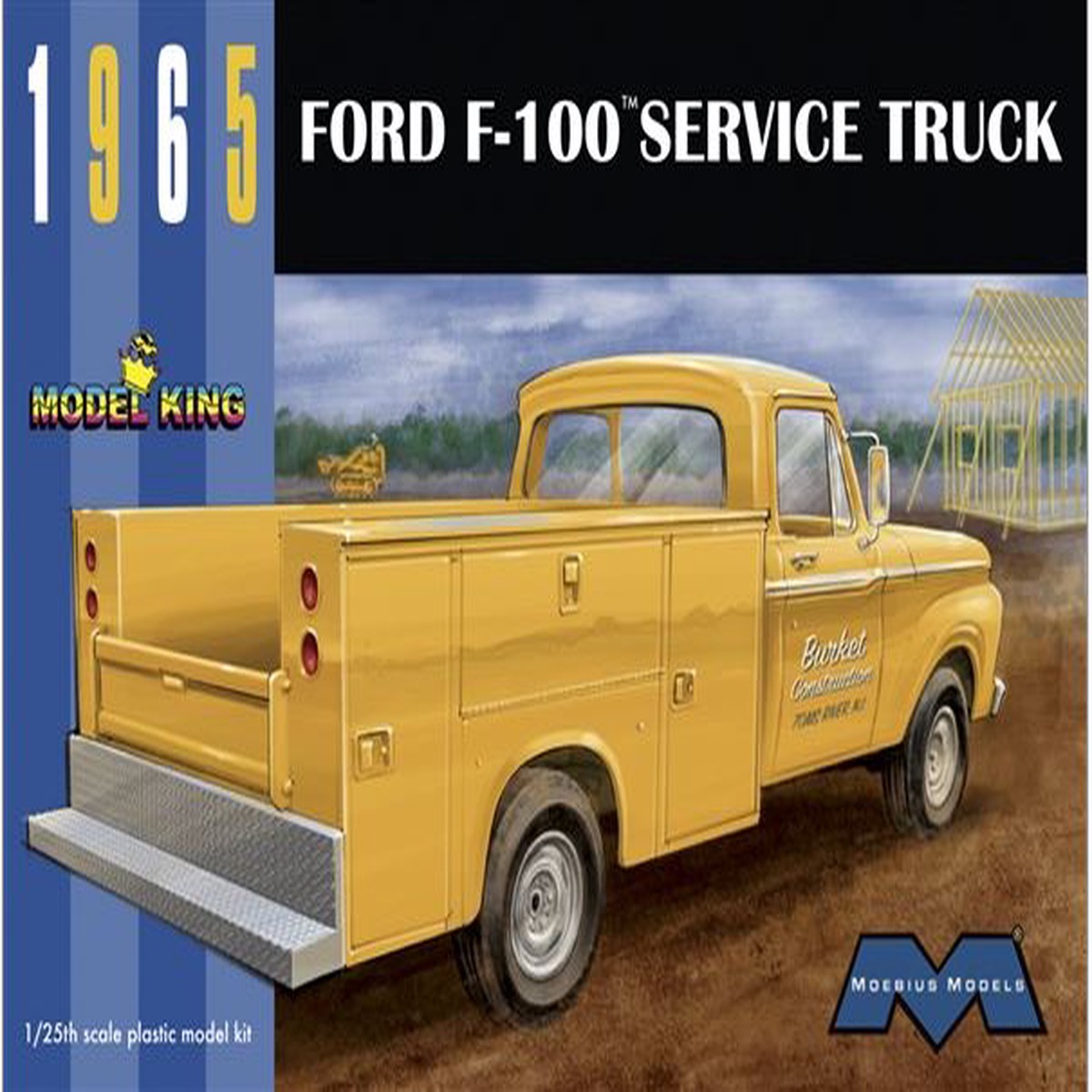 MOEBIUS MODELS ( MODEL KING ) 1/25 1965 FORD F-100 SERVICE TRUCK