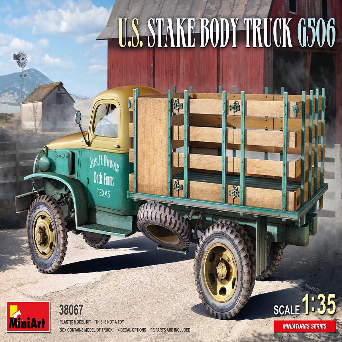 MiniArt 38067 1/35 U.S. Stake Body Truck G506