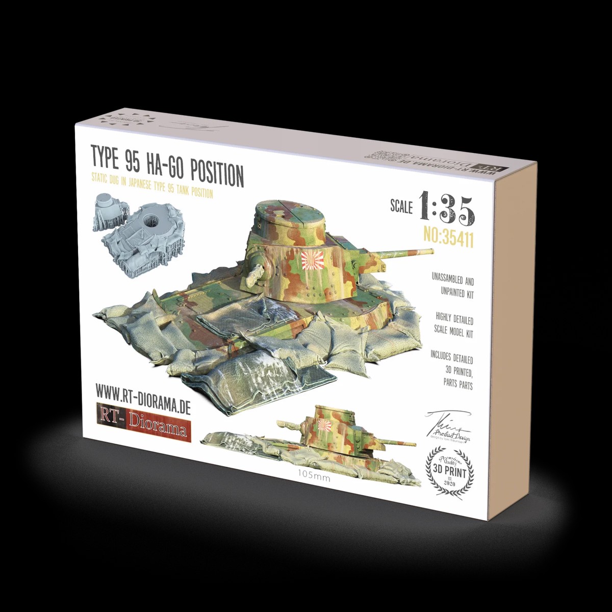 RT DIORAMA 35411 1/35 Typ 95 HA-GO Position