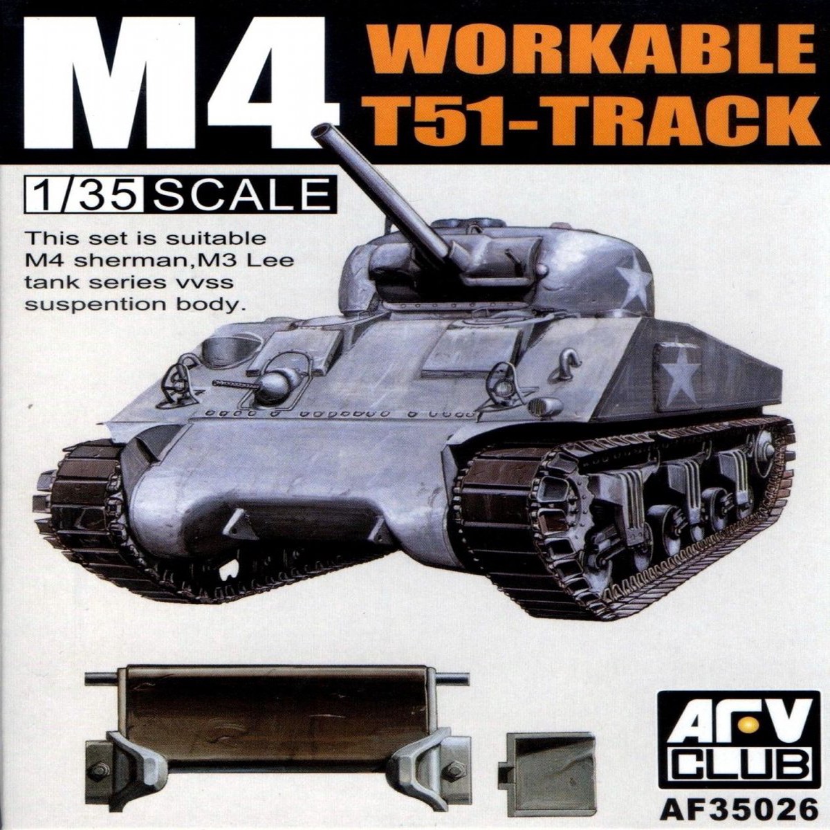 AFV Club 35026 1/35 T51 Track for M4/M3