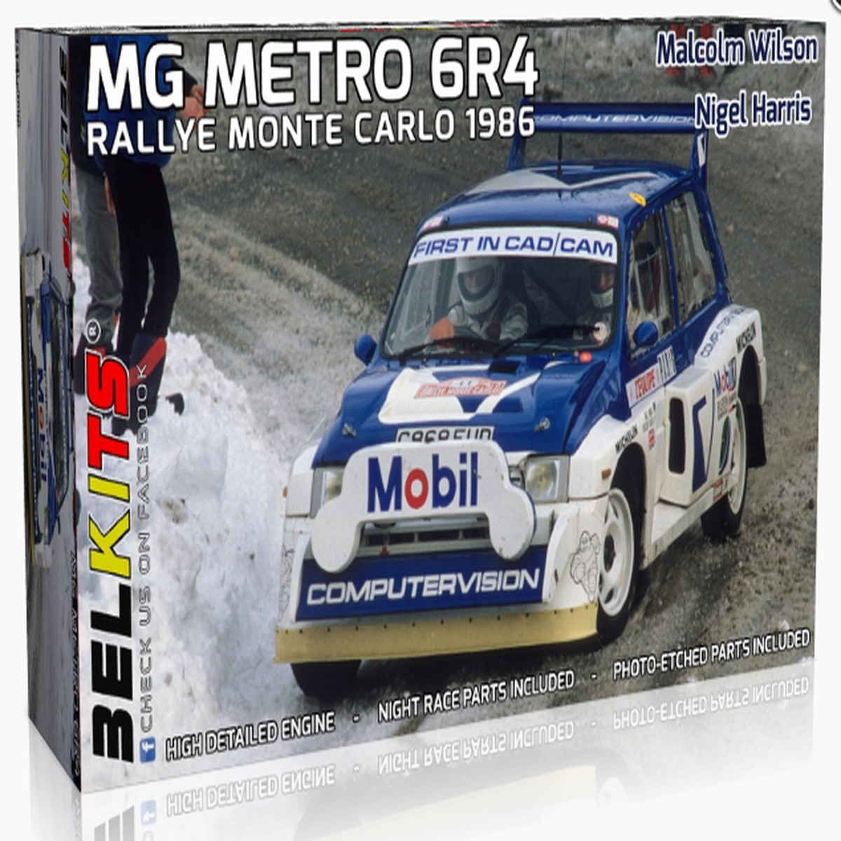 Belkits 015 1/24 MG Metro 6R4 Rallye Monte Carlo 1986