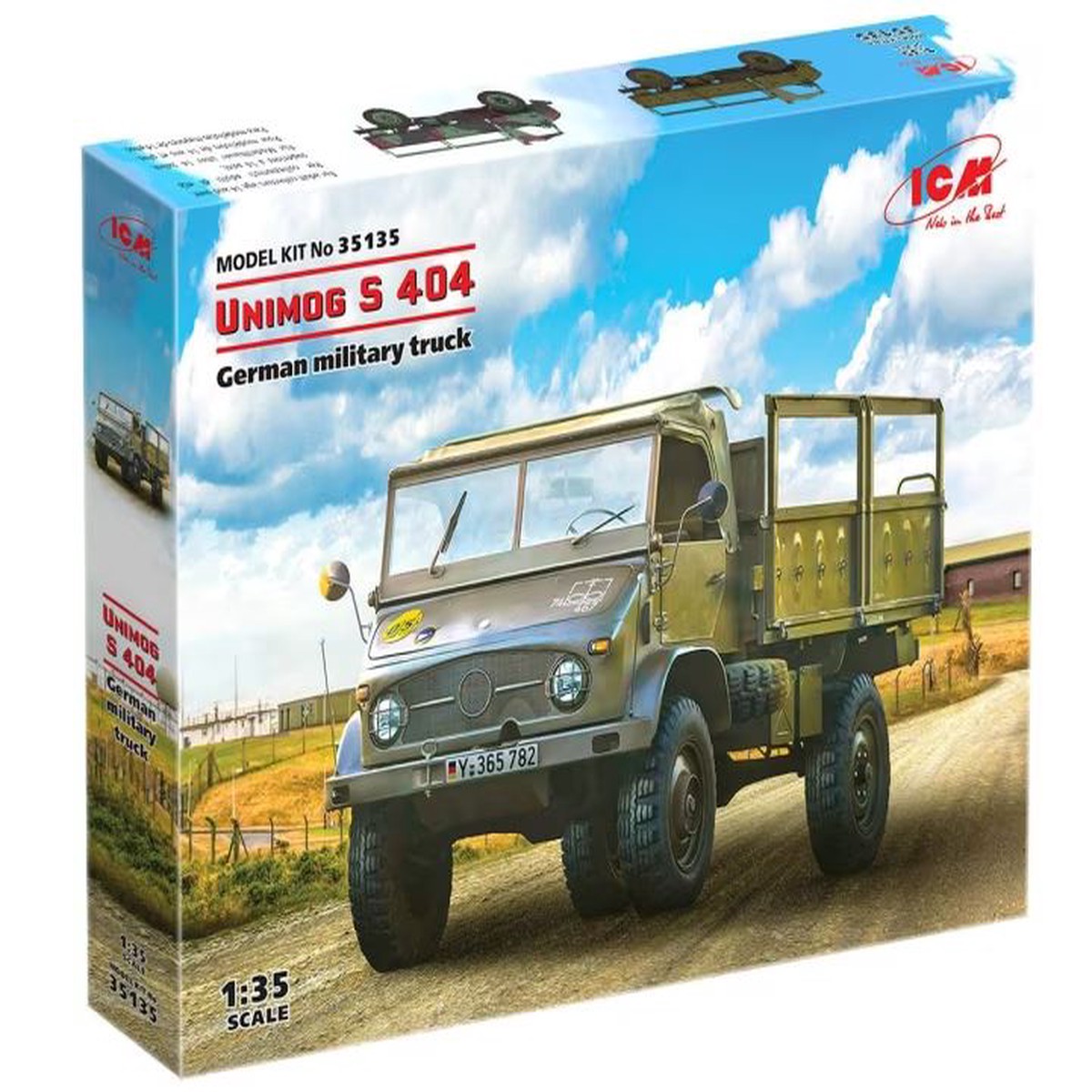 ICM 35135 1/35 Unimog S 404 German military truck