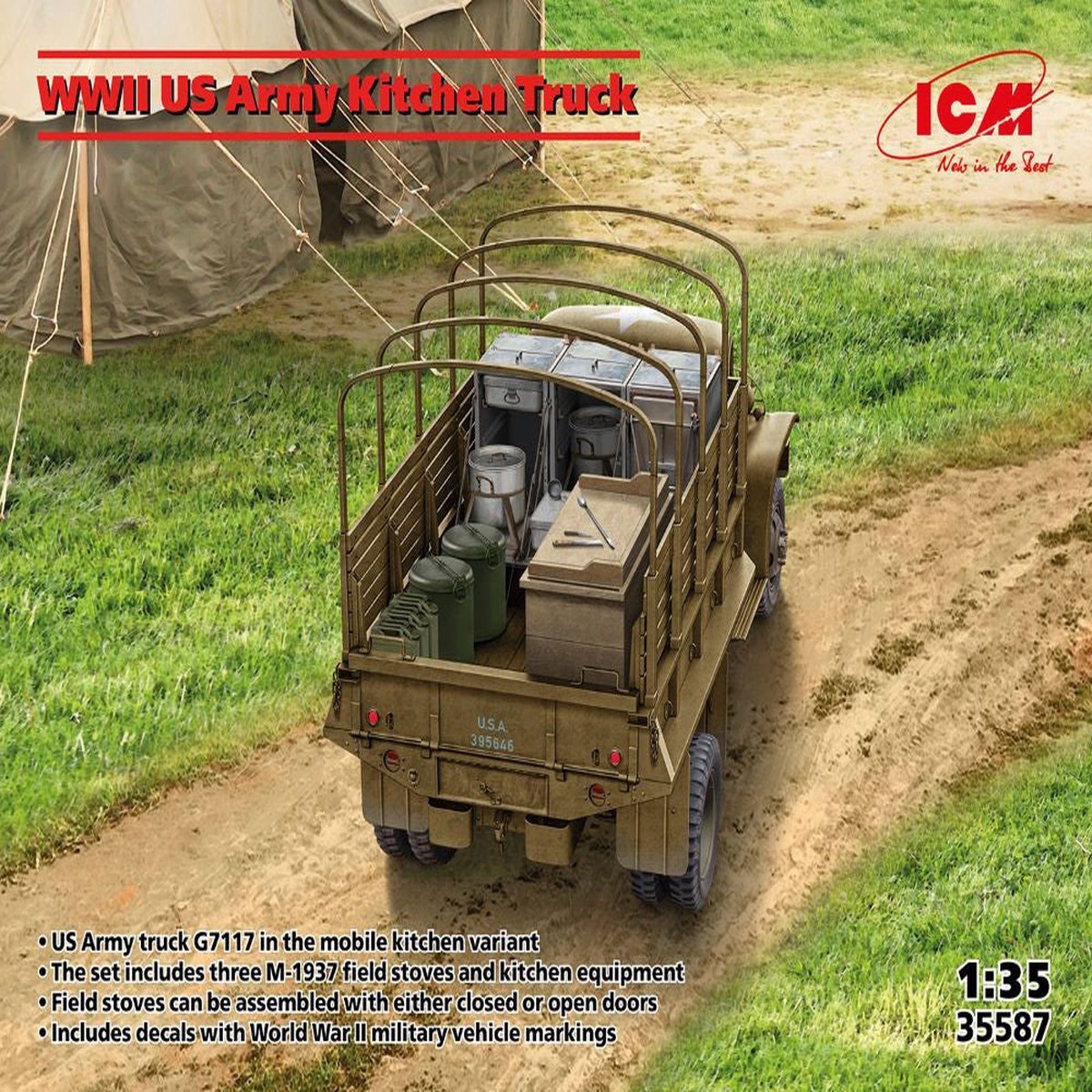 ICM 35587 1/35 WWII US Army Kitchen Truck