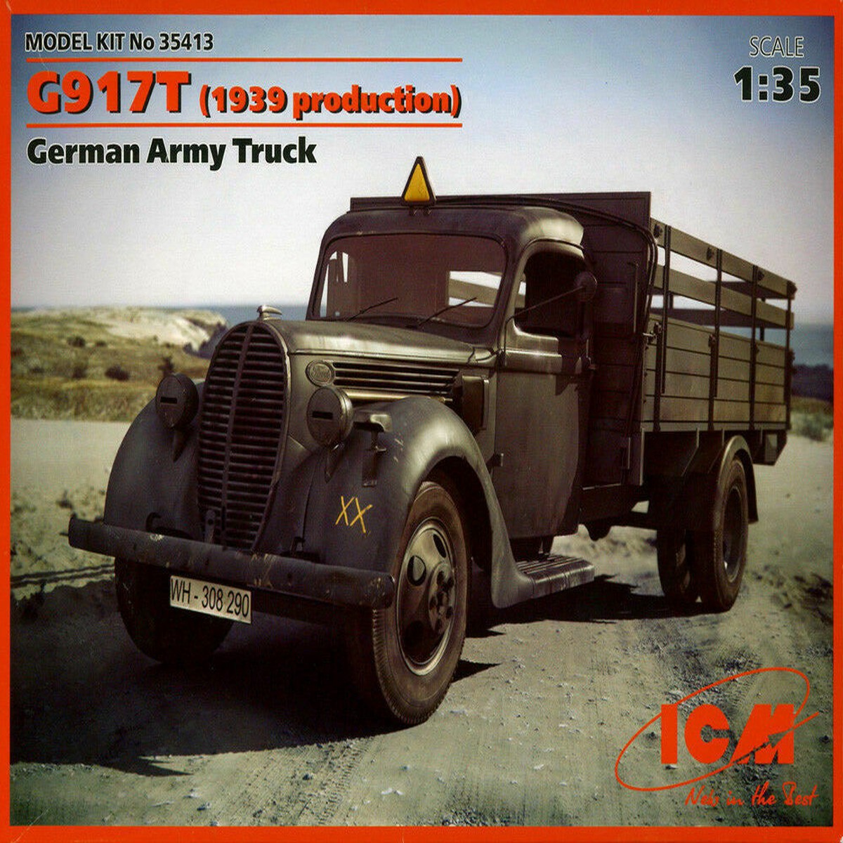 ICM 35413 1/35 G917T (1939 Production), German Army Truck