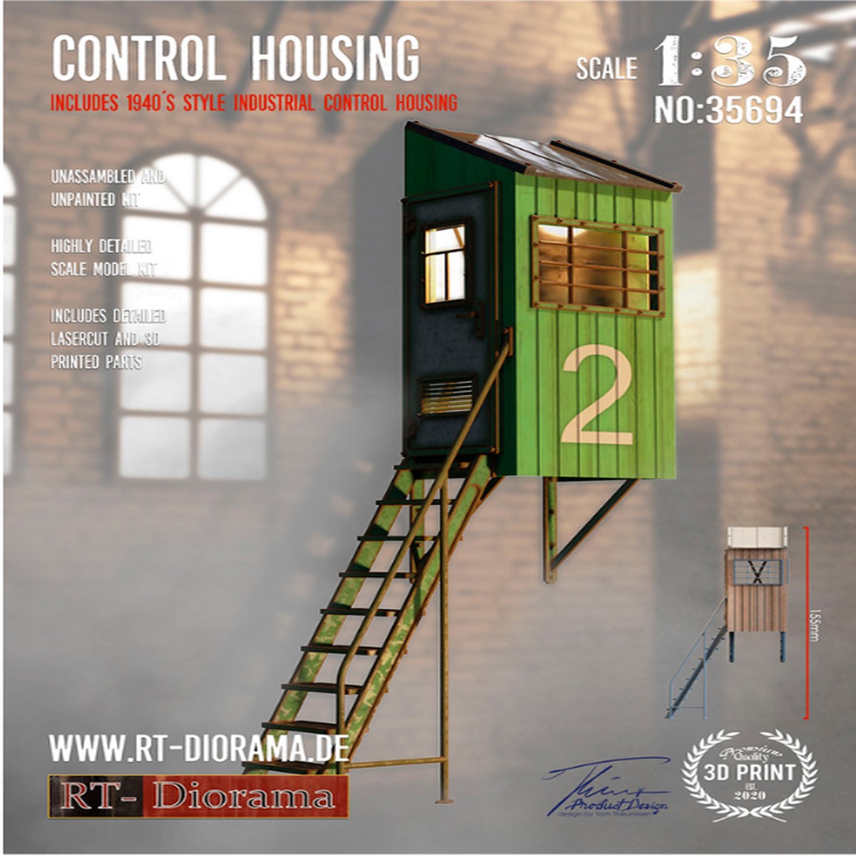 RT DIORAMA 35694 1/35 Control Housing