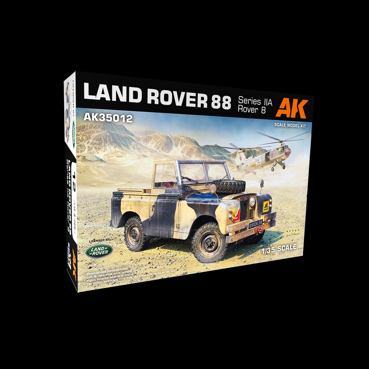 AK Interactive 35012 1/35 LAND ROVER 88 SERIES IIA ROVER 8