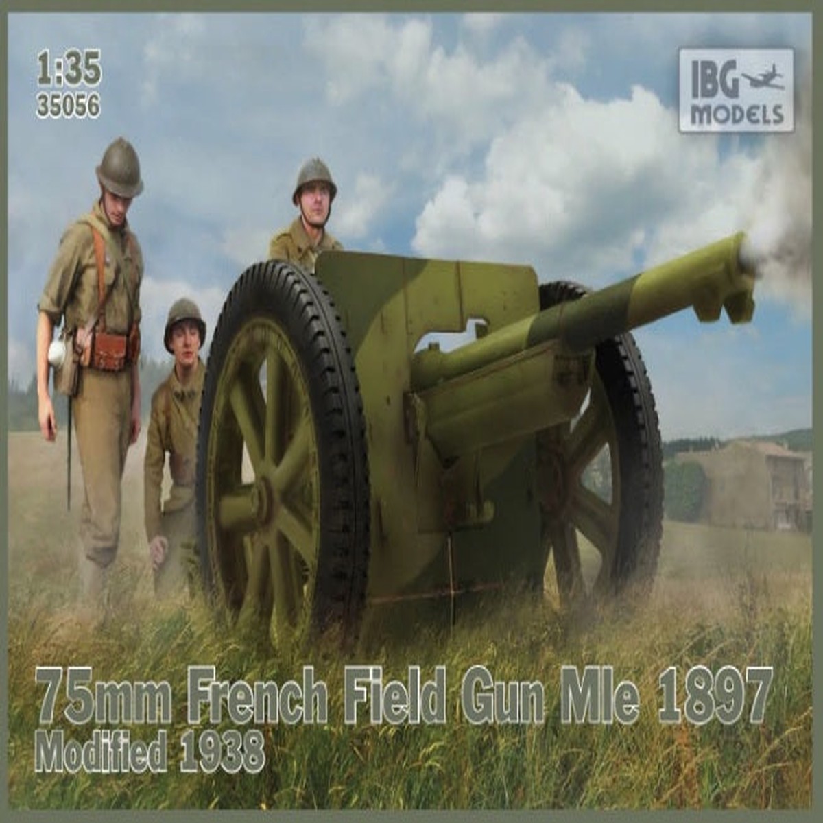 IBG 35056 1/35 75mm French Field Gun Mle 1897-Mod 1938