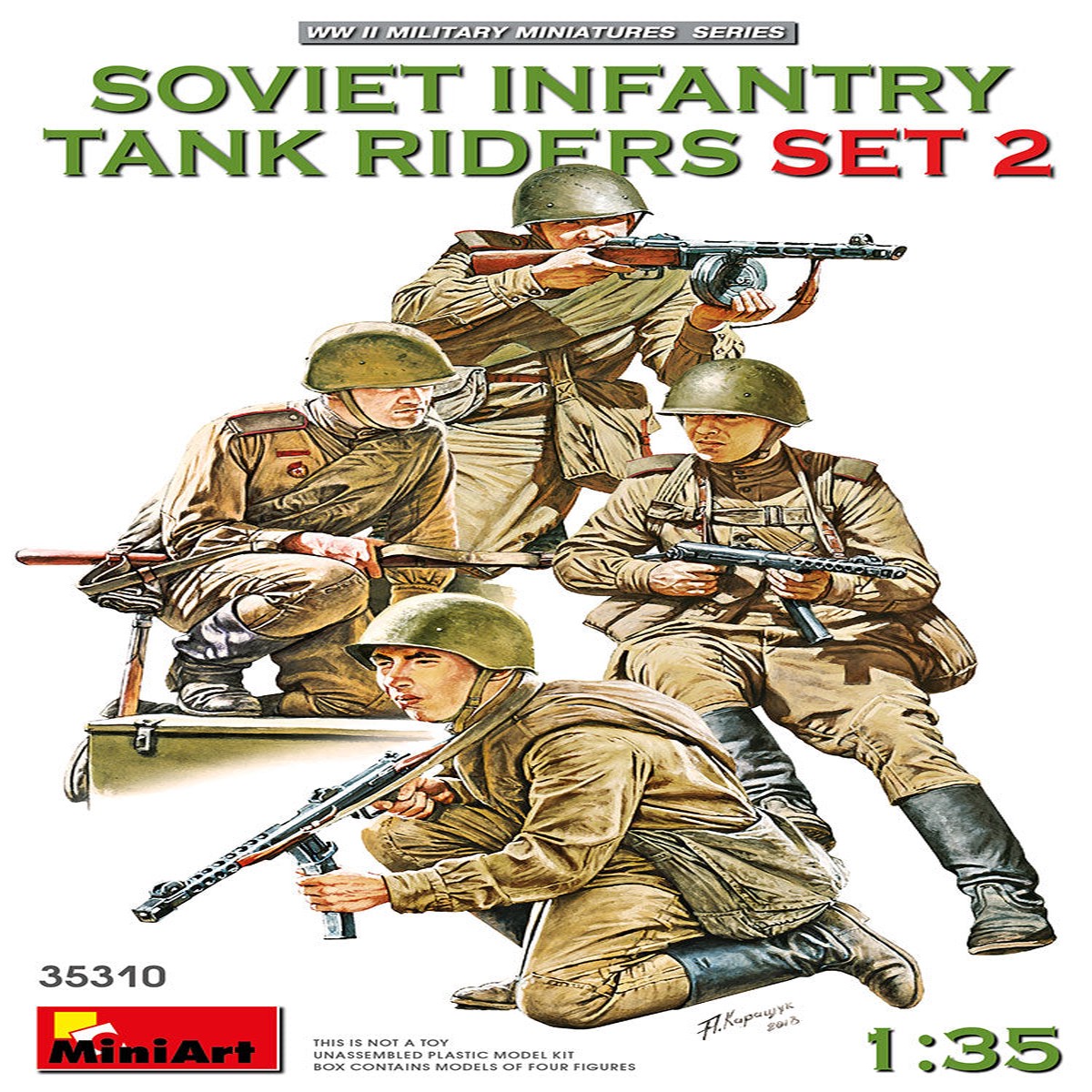 MiniArt 35310 1/35 Soviet Infantry Tank Riders Set 2