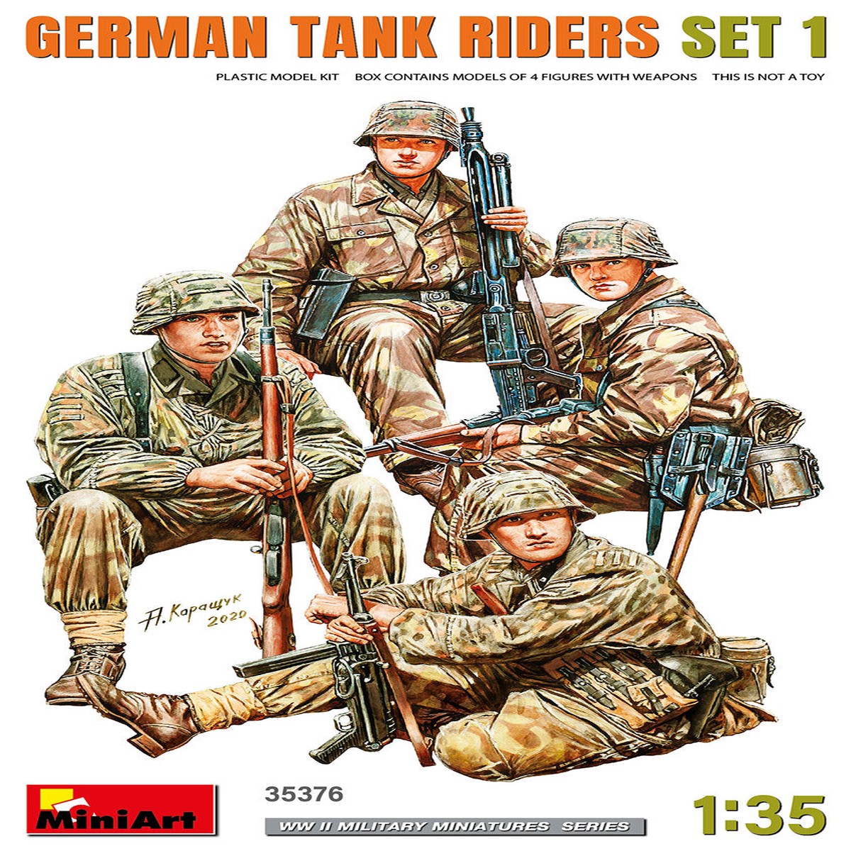 MiniArt 35376 1/35 German Tank Riders Set 1