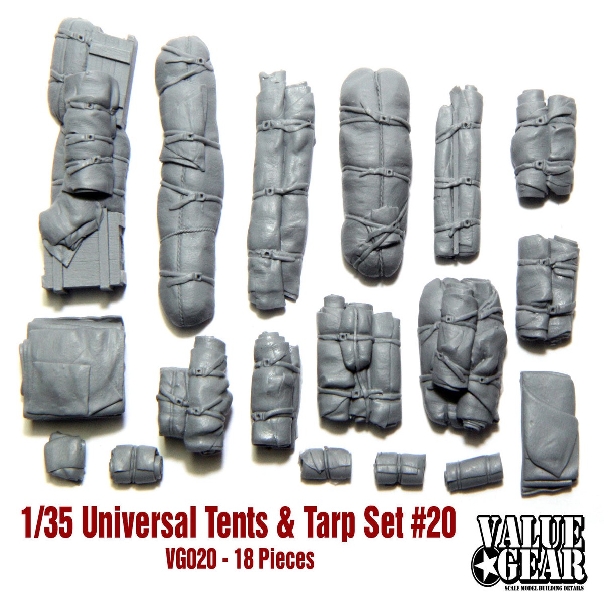 Value Gear VG020 1/35 Universal Tents & Tarps Set #20