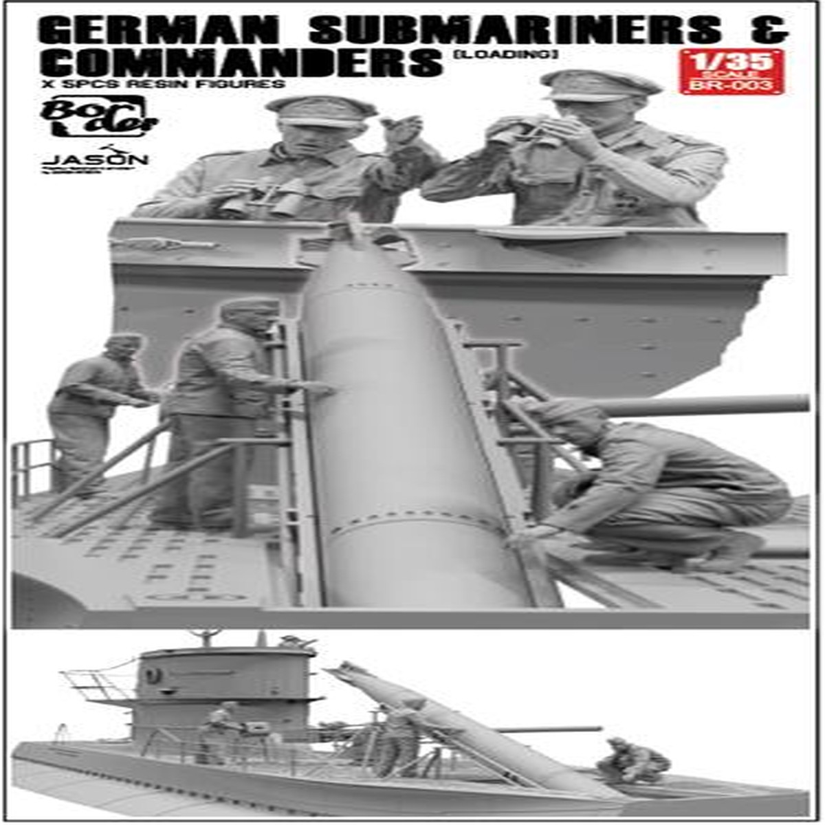 Border Model BR003 1/35 German Submariners & Commanders (loading)