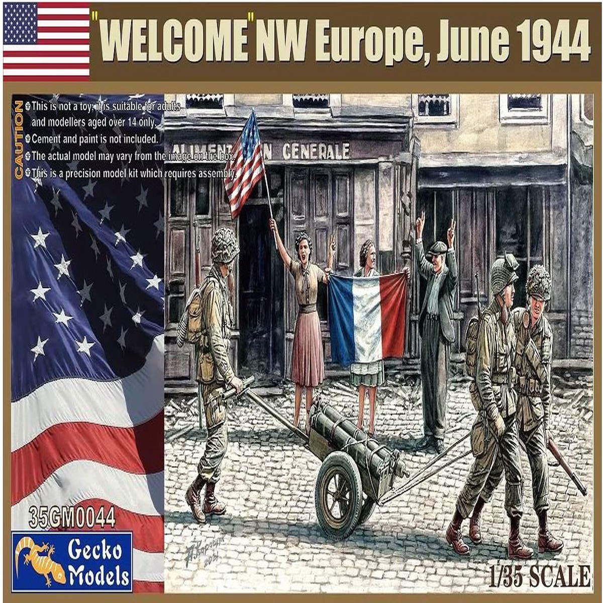 Gecko Models 35GM0044 1/35 “Welcome” NW Europe, June 1944