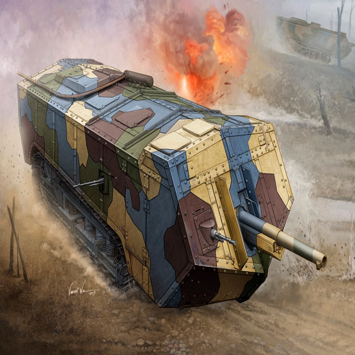 Hobby Boss 83859 1/35 French St. Chamond Heavy Tank (Medium)