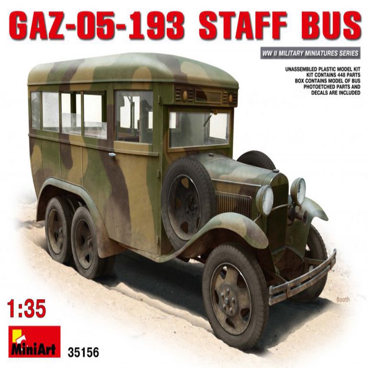 MiniArt 35156 1/35 GAZ-05-193 Staff Bus