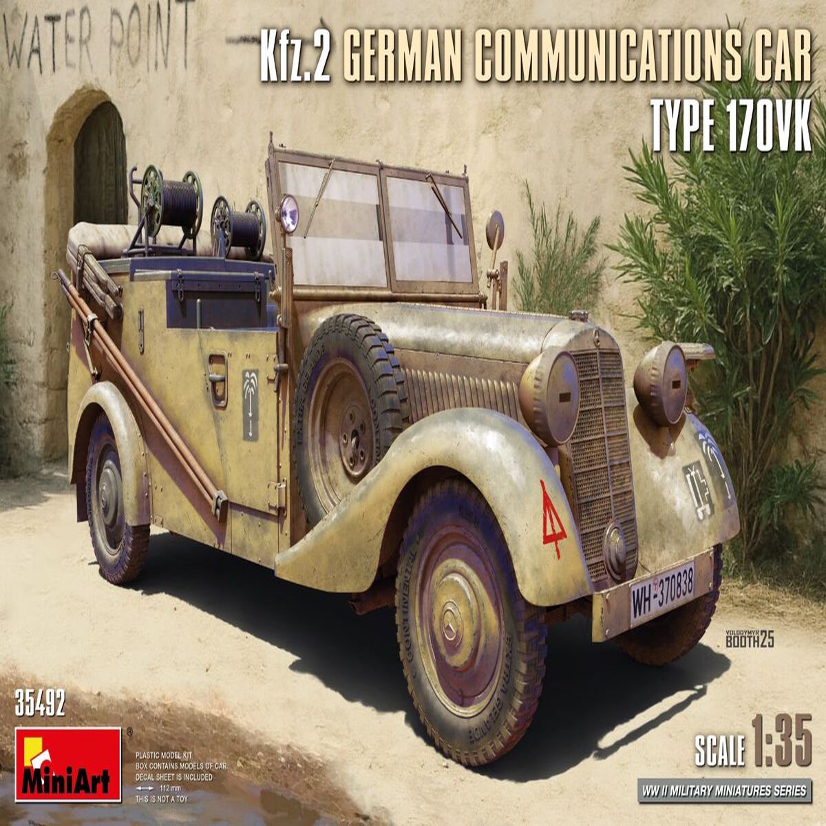 MiniArt 35492 1/35 “Kfz.2 German Communications Car Type 170VK