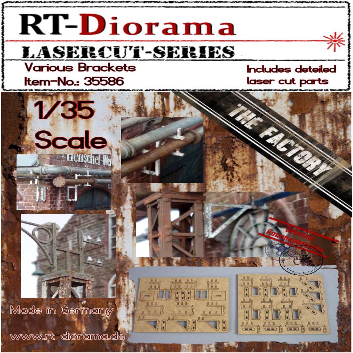 RT DIORAMA 35586 1/35 Various Brackets