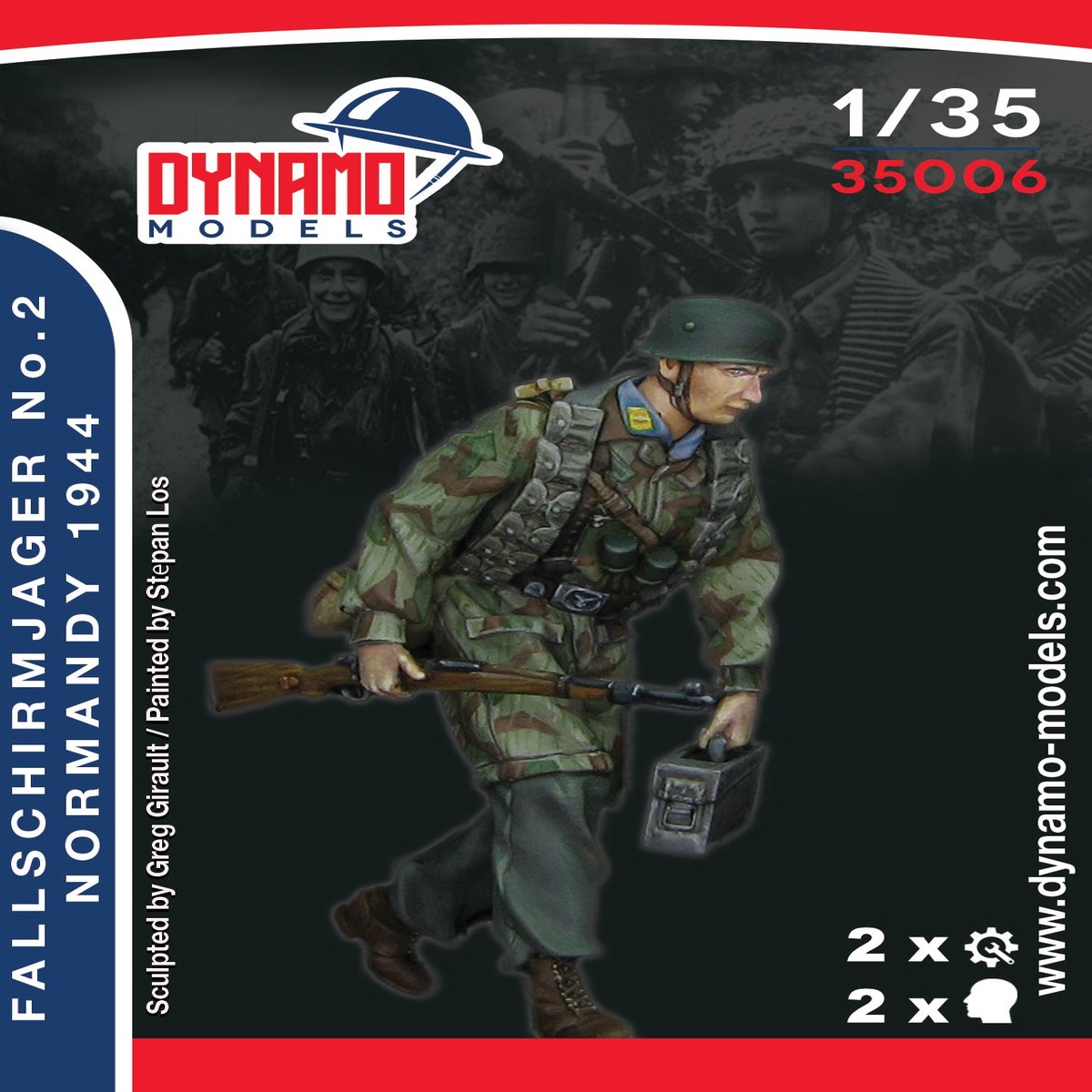 Dynamo DYM35006 1/35 Fallschirmjger No. 2  Normandy 1944
