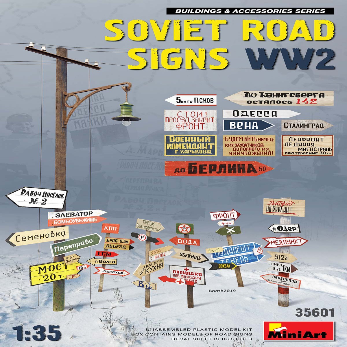 MiniArt 35601 1/35 Soviet Road Signs WWII