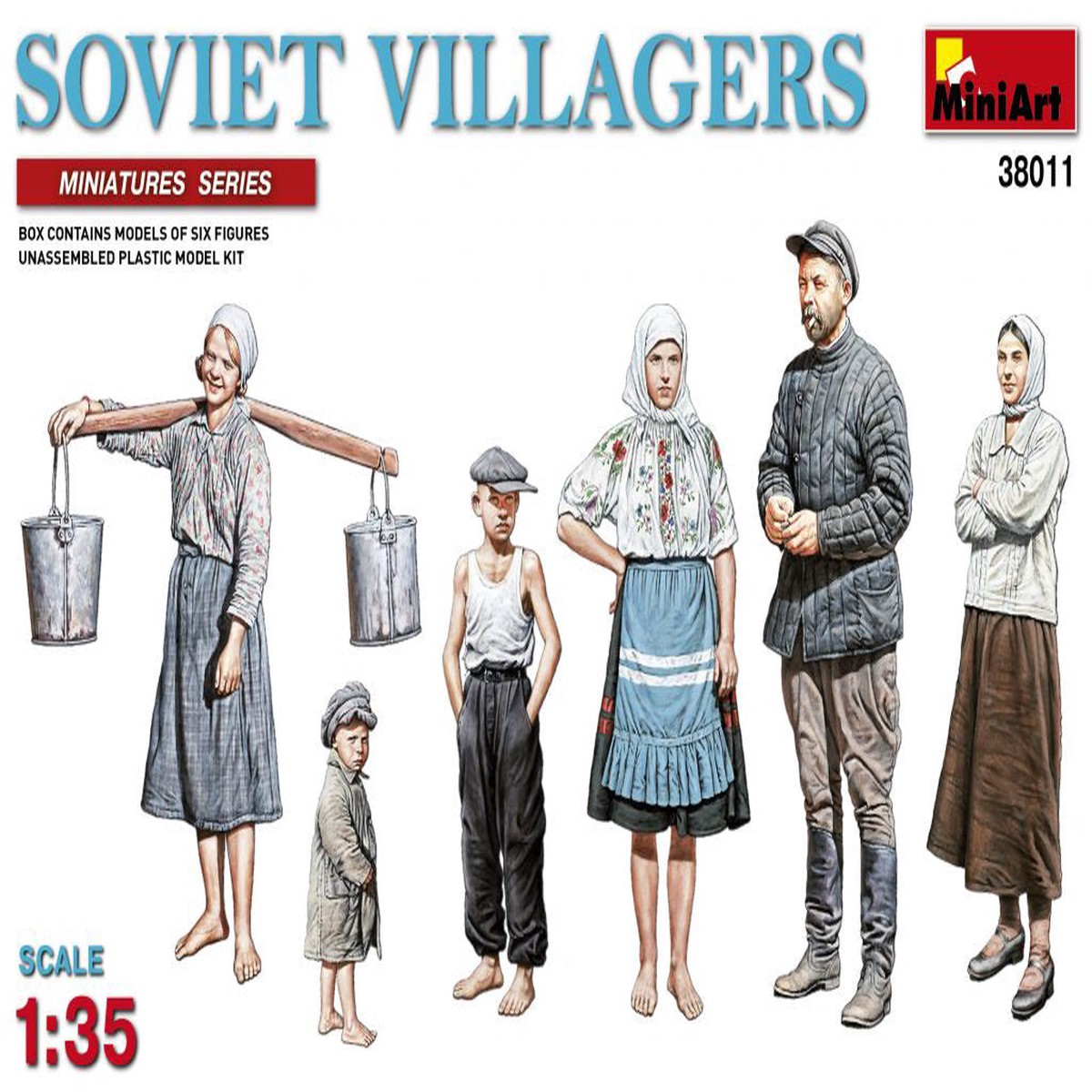 MiniArt 38011 1/35 Soviet Villagers