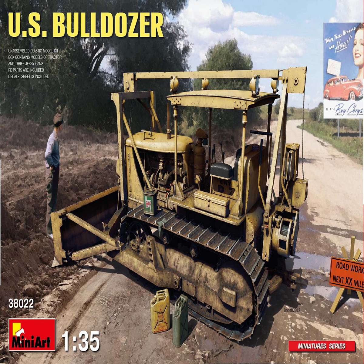 MiniArt 38022 1/35 U.S. Bulldozer