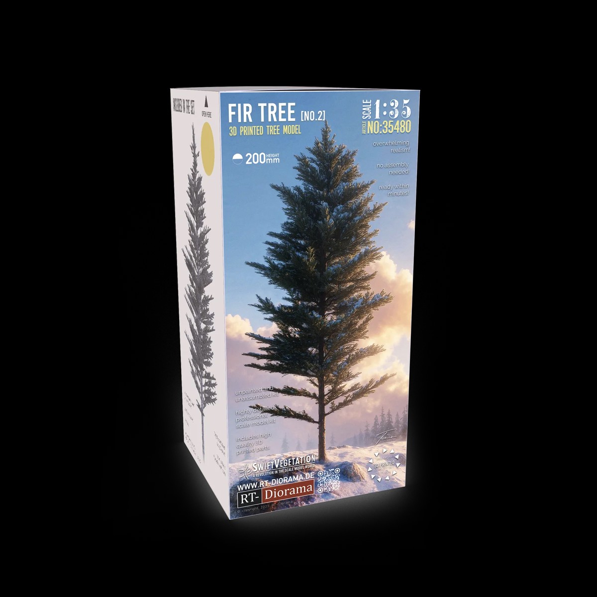 RT DIORAMA 35480 1/35 Fir Tree [No.2]