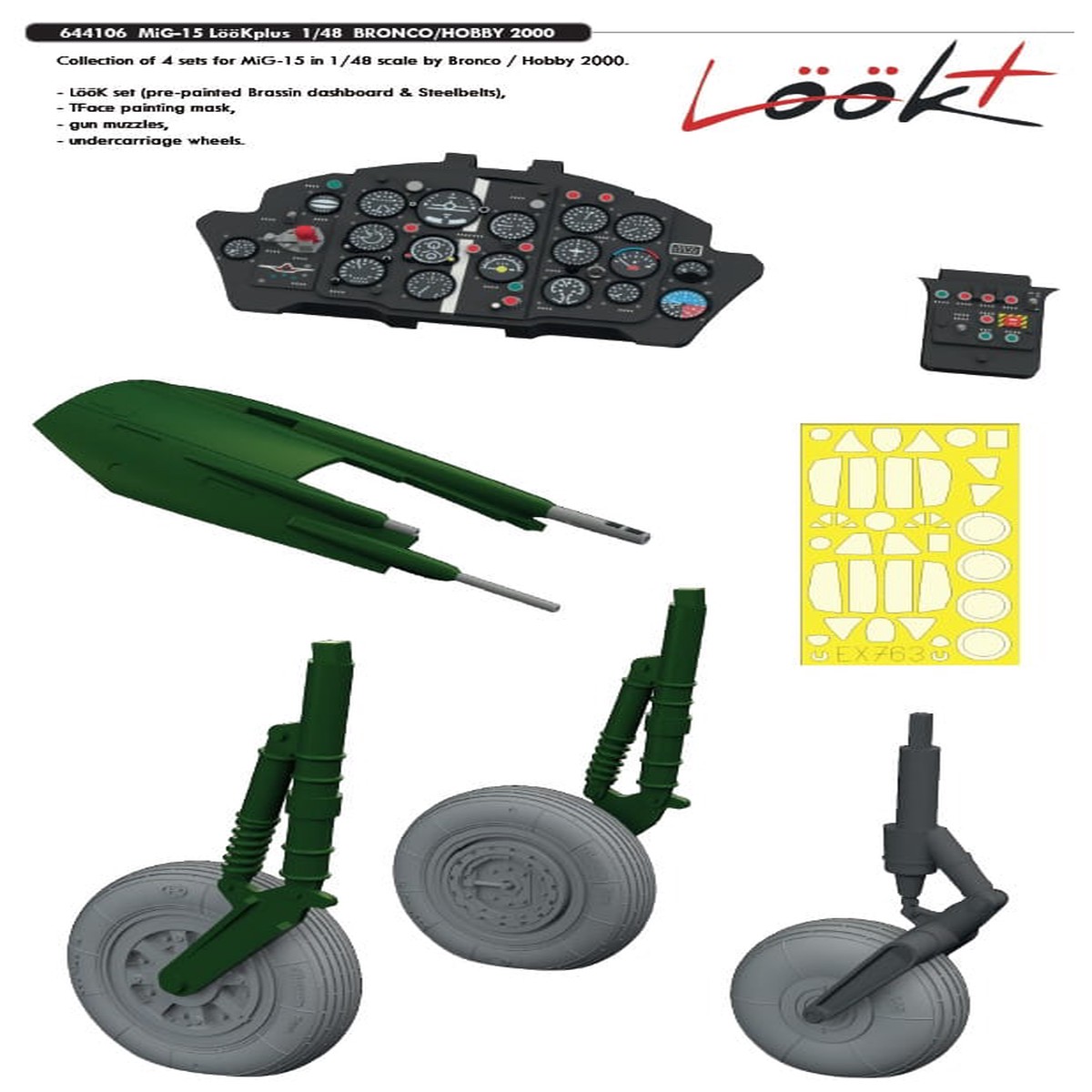 Eduard 644106 1/48 MiG-15 LKplus