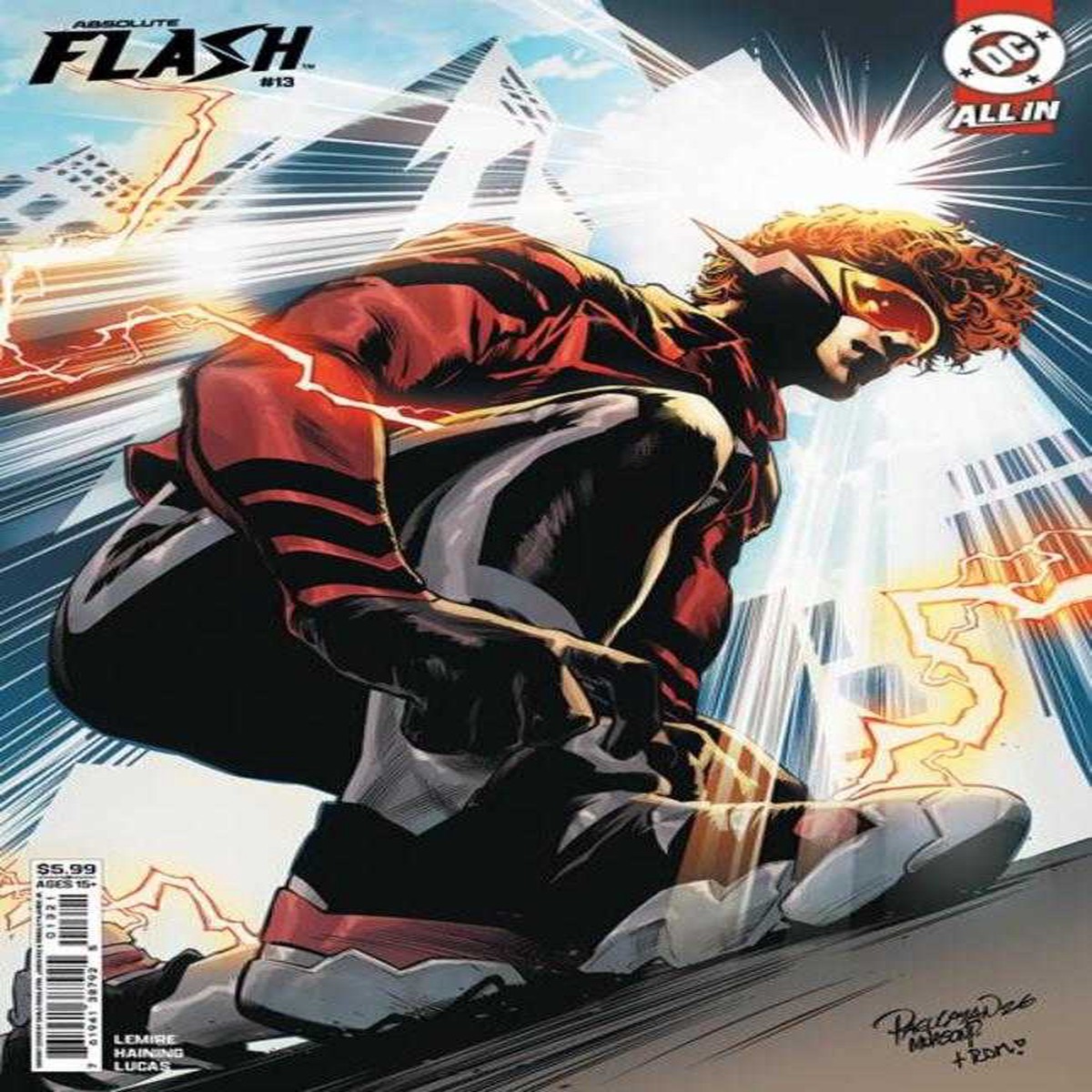 Absolute Flash #13 Cover B Carlo Pagulayan Card Stock Variant