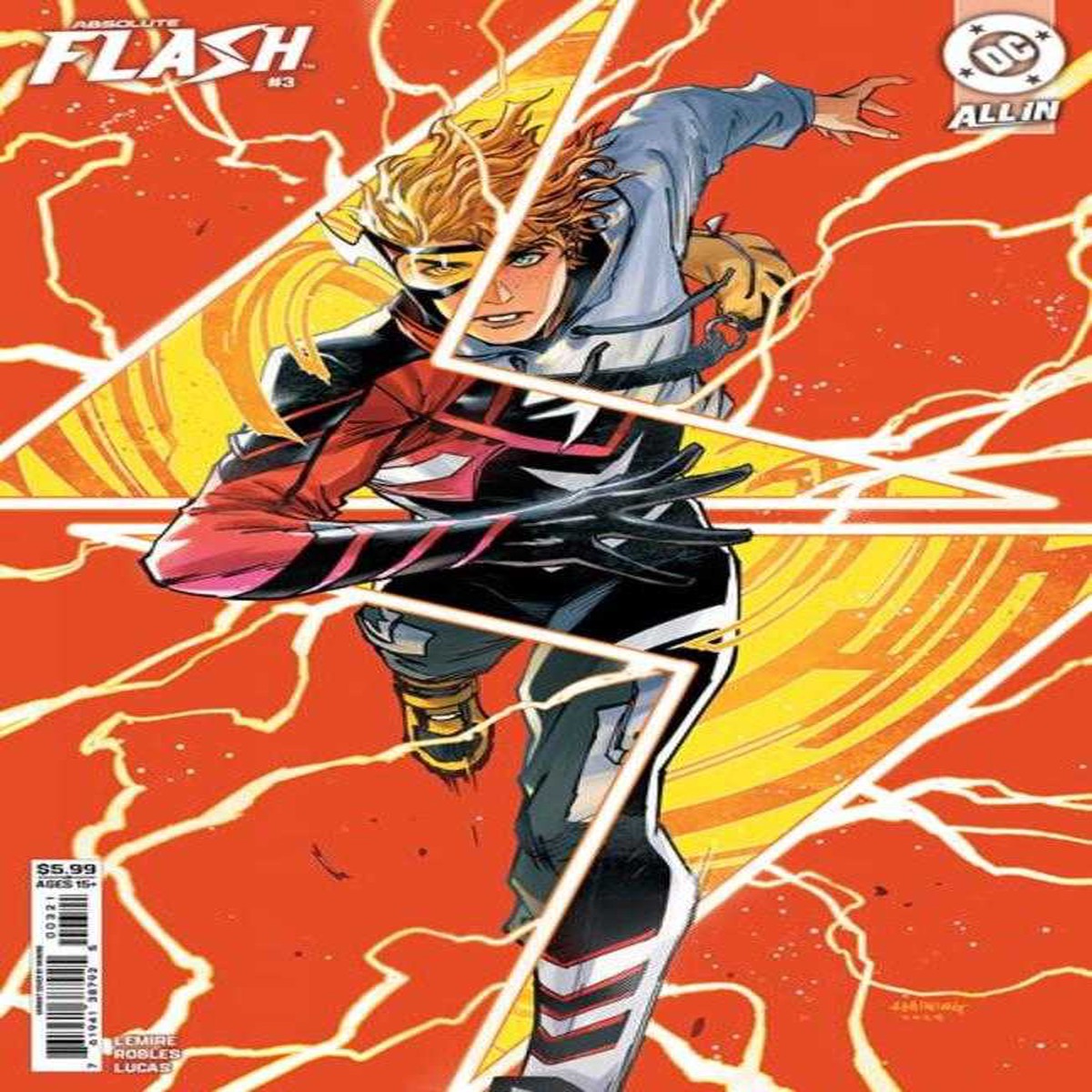 Absolute Flash #3 Cover B Haining Card Stock Variant