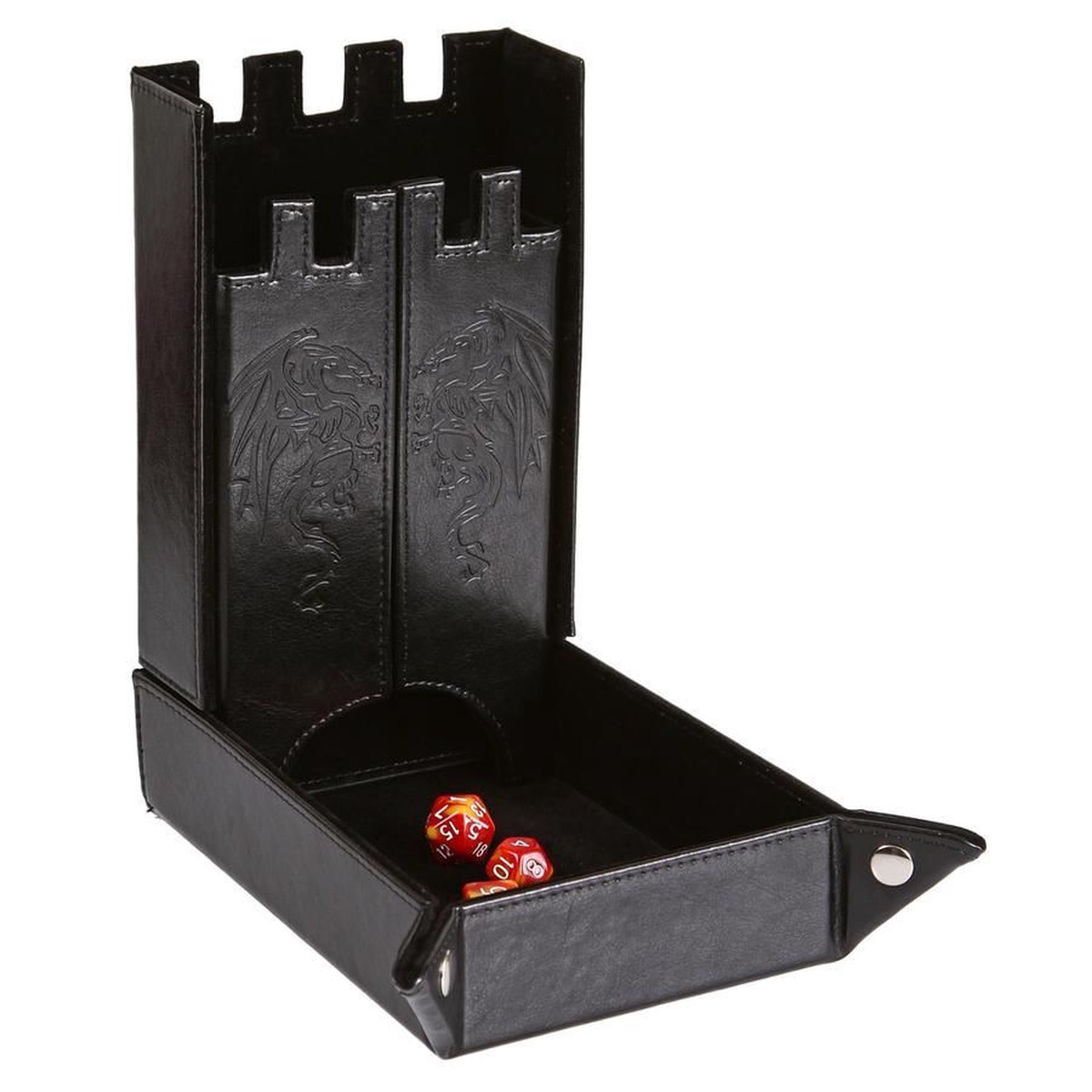 Forged Gaming Draco Dice Tower - Black - Black Forged Draco Dice Tower