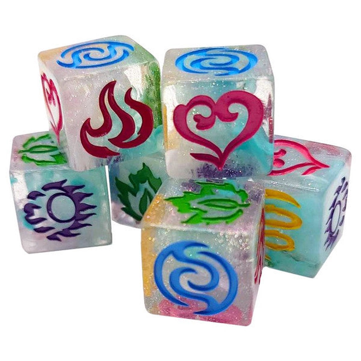 Teatime Adventures Harmony Dice 6d6 - TTA2E Harmony Dice