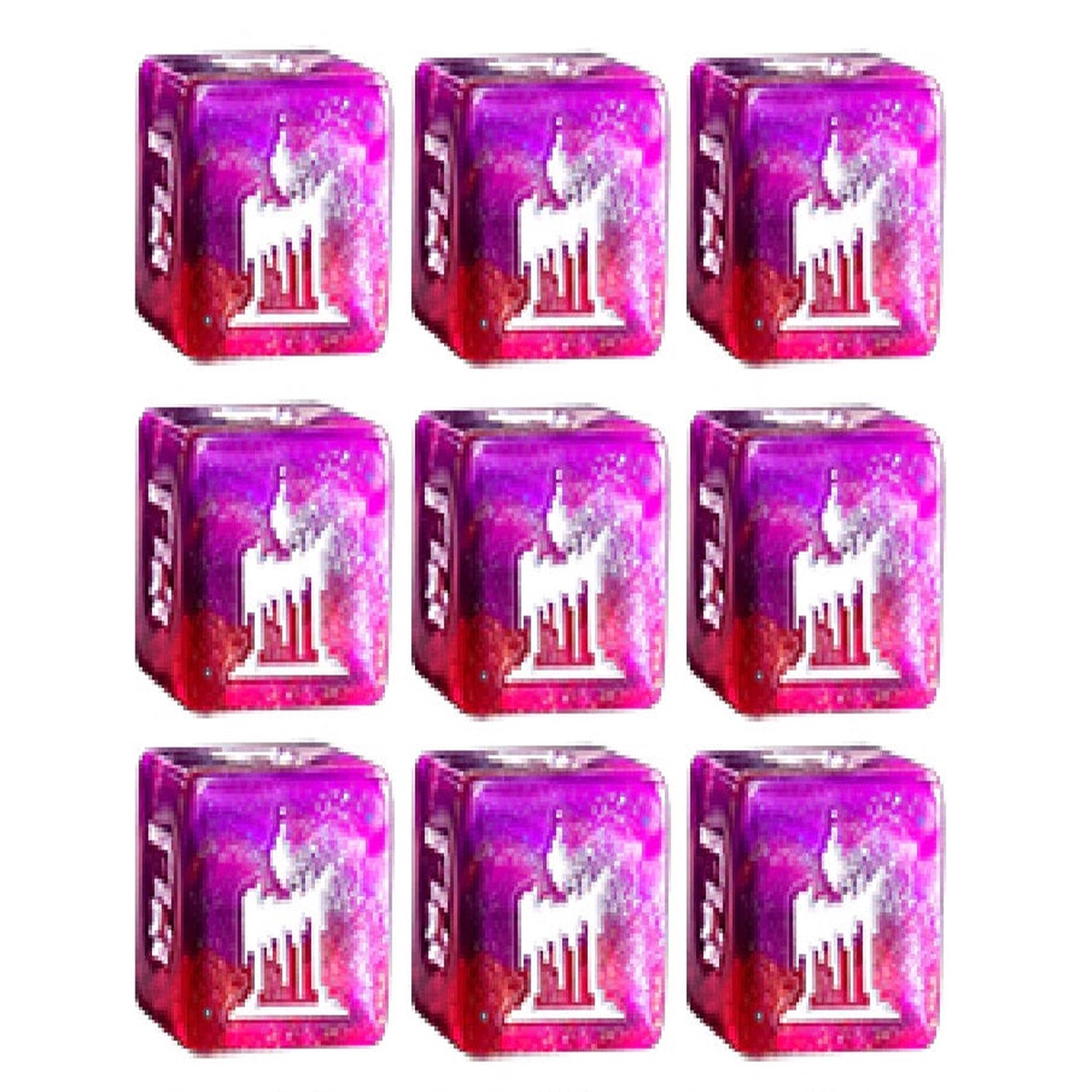 1UP Dice 9d6 Set: Arcane Candle - 9d6 Arcane Candle