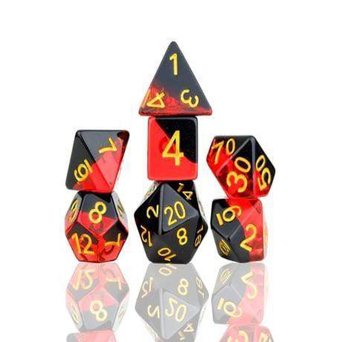Sirius Brimstone Dice Set - 7ct Brimstone